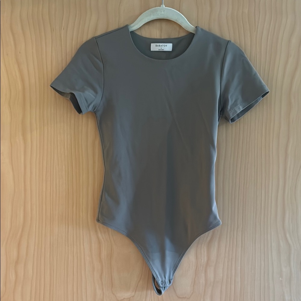 Babaton Greenish-Gray Bodysuit